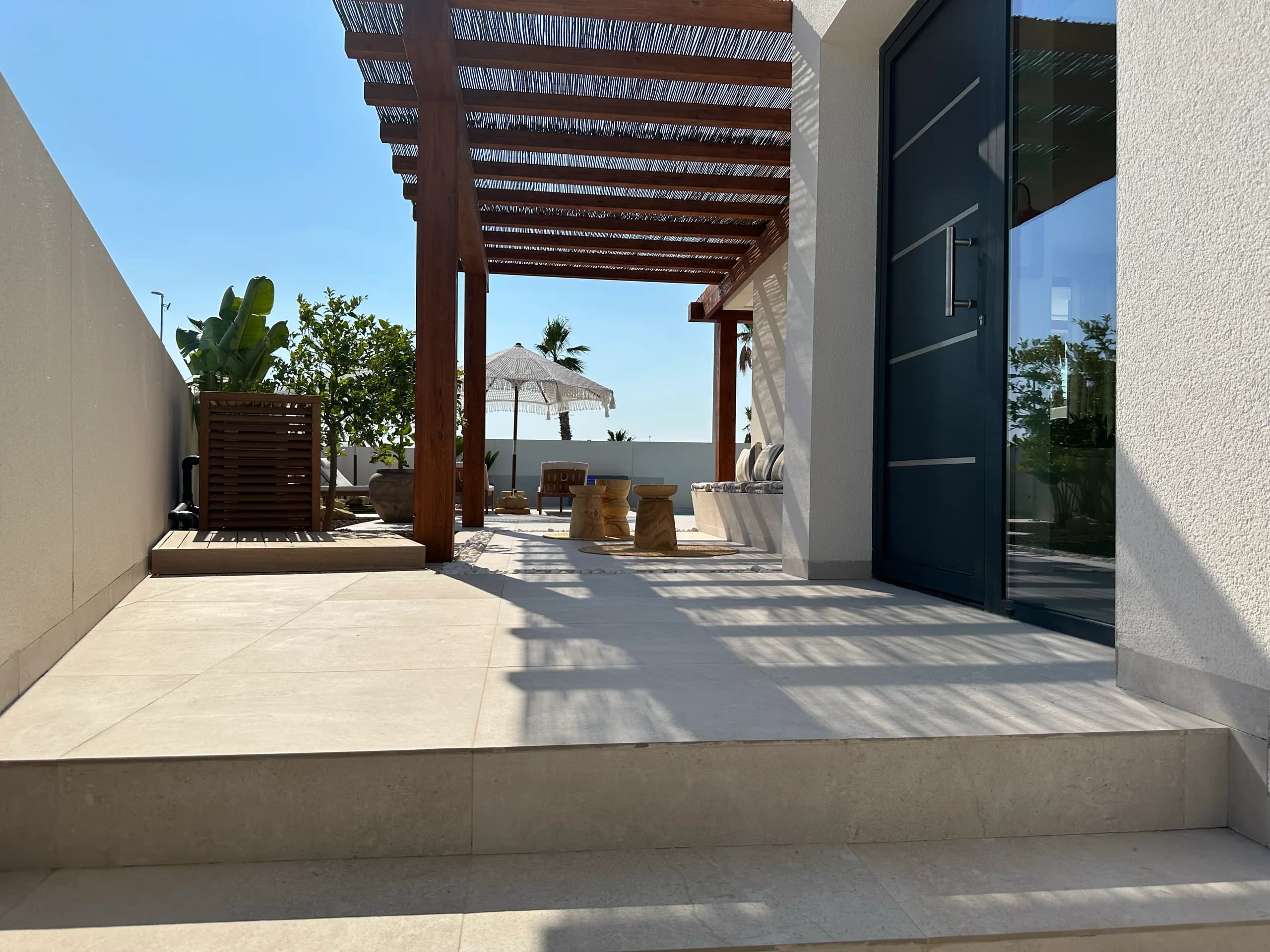 Villa Bella Sol — lounge area with soft natural light