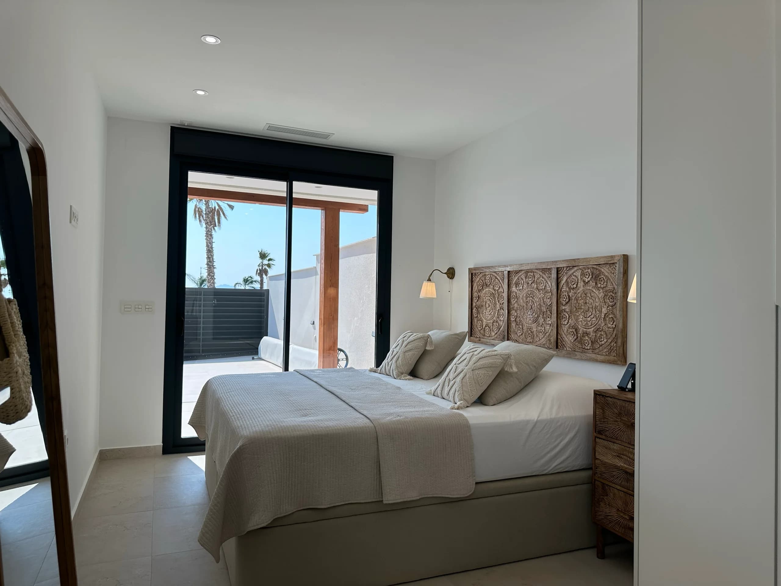 Villa Bella Sol — open flow between living room and kitchen