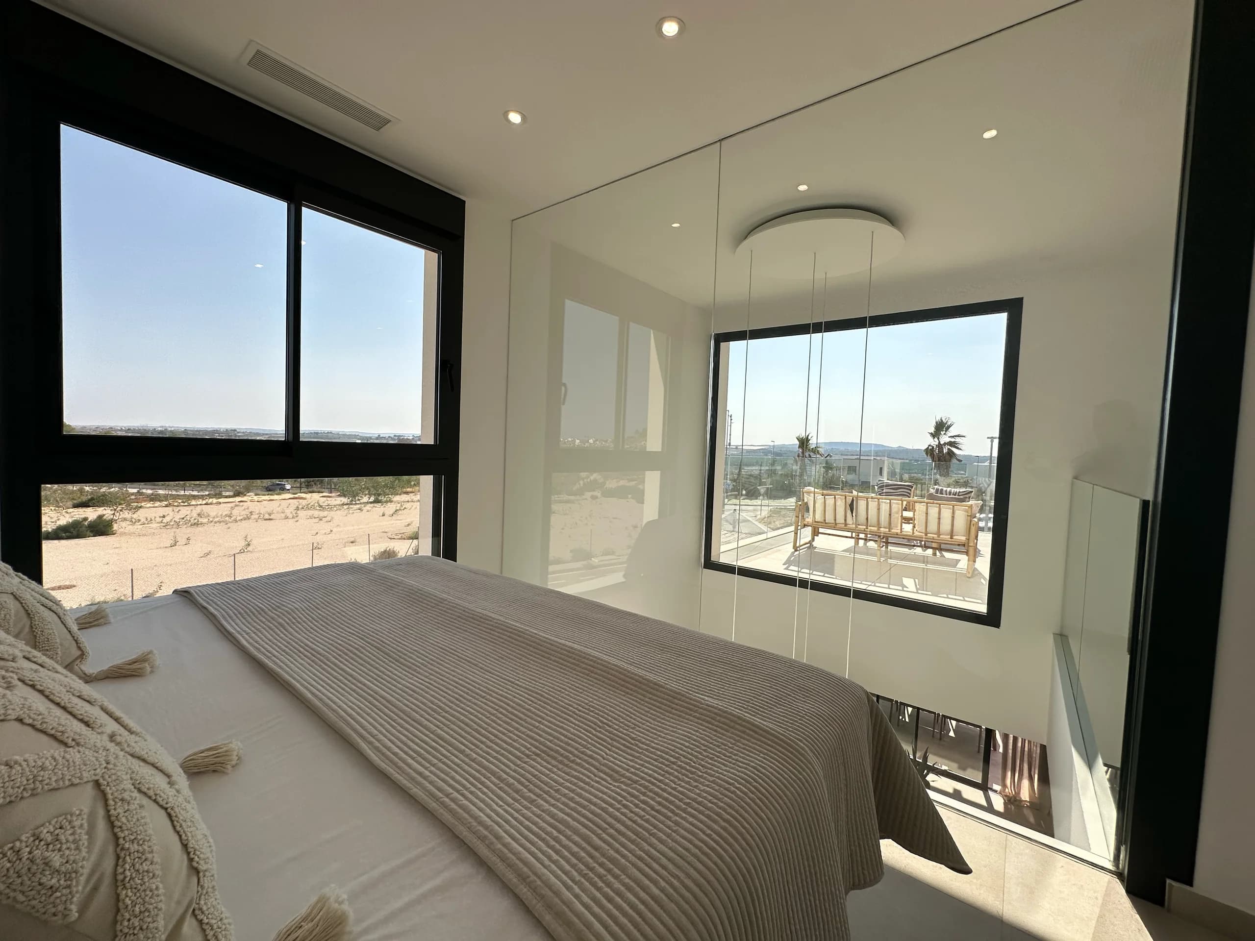 Villa Bella Sol — corridor leading to the bedrooms