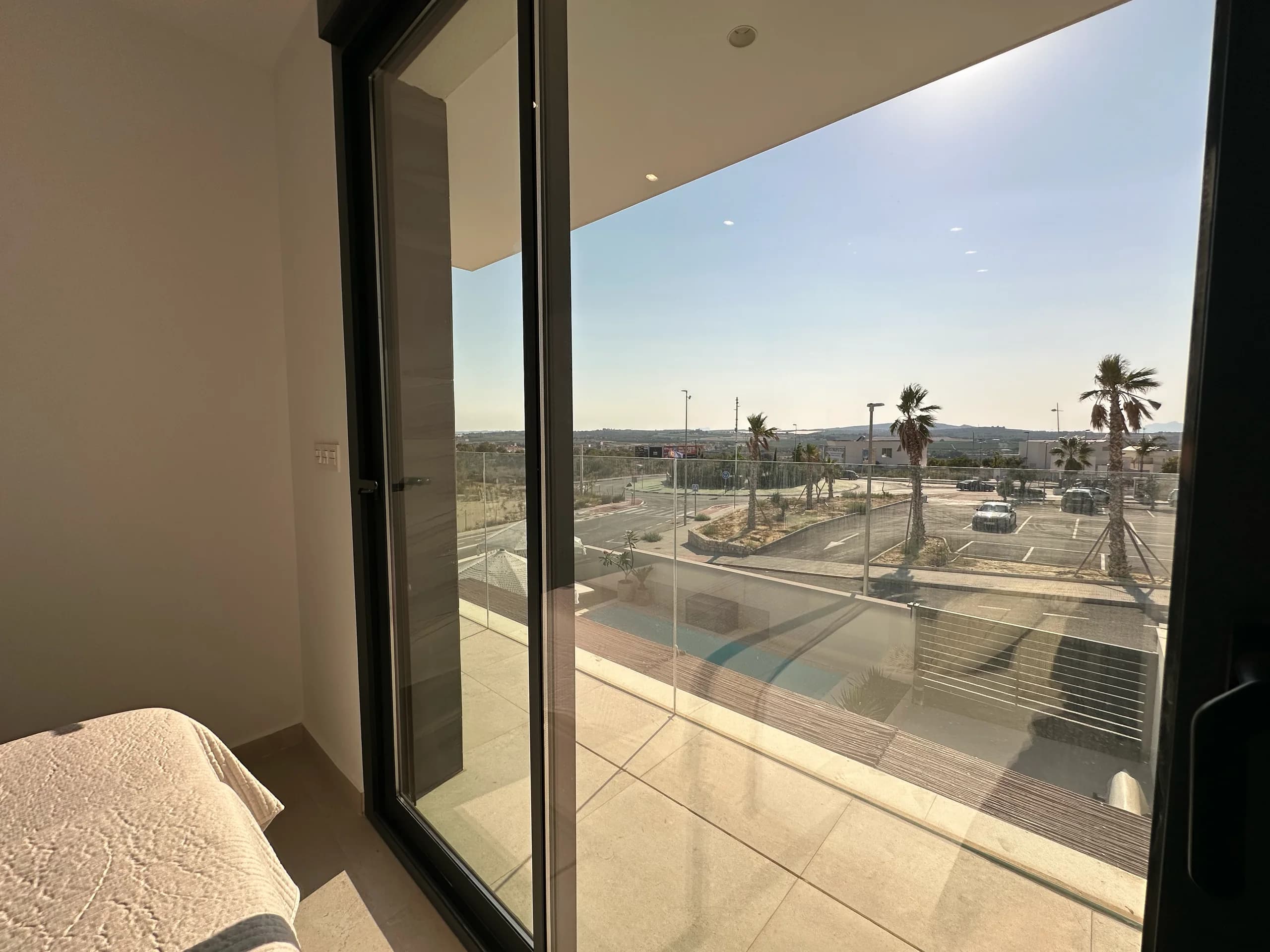 Villa Bella Sol — view towards the hills of the Costa del Sol